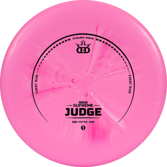 Dynamic Discs Classic Supreme Judge First Run