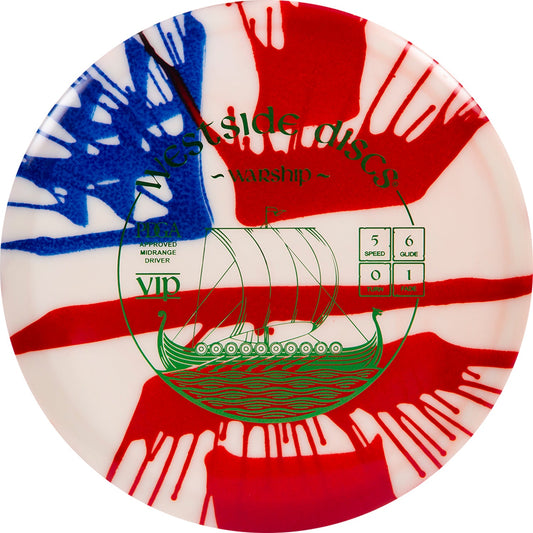 Westside Discs VIP Warship MyDye American Flag